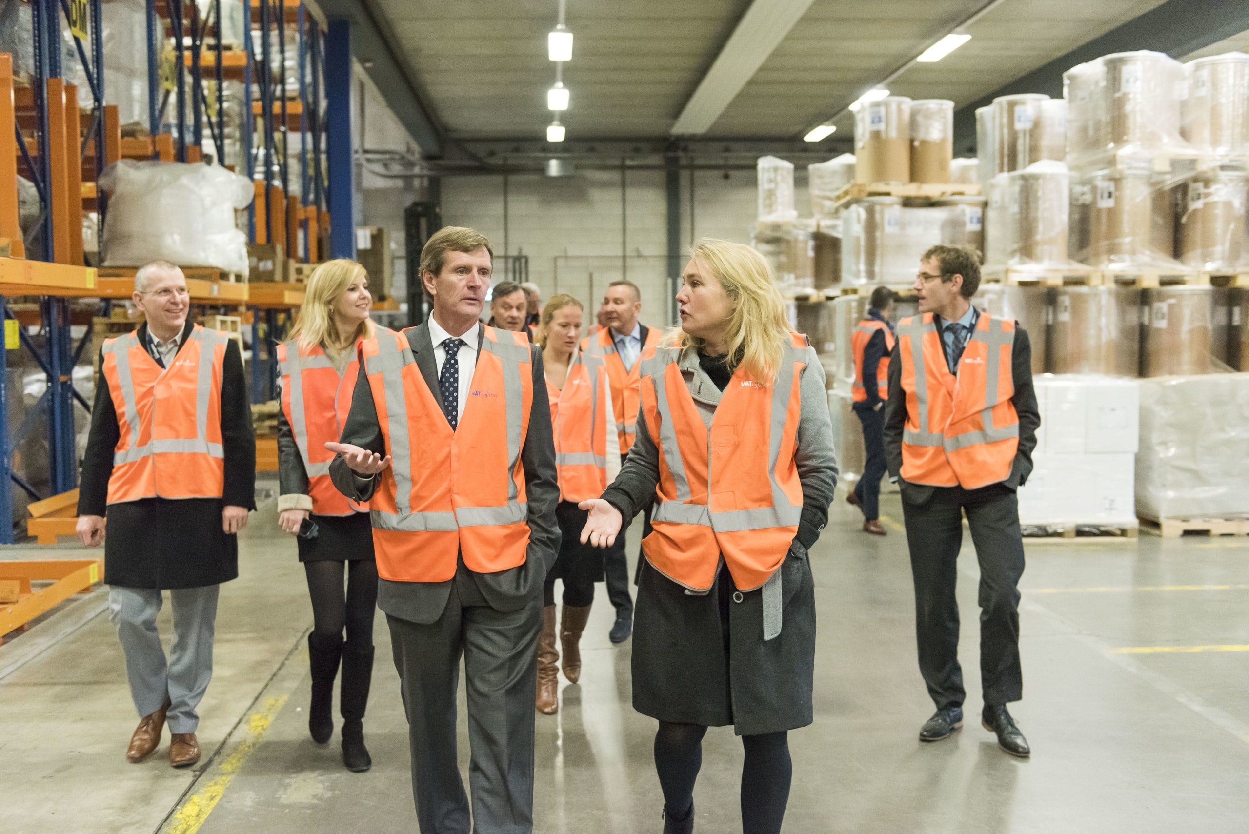 Minister Schultz bezoekt Neele-Vat Logistics