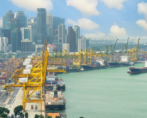 Efficiënt zeecontainertransport en import: van schip tot eindbestemming