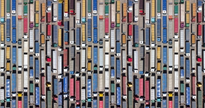 Truckers rijden langzamer door hoge dieselprijzen